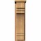 Ekena Millwork Pescadero Smooth Corbel w/Backplate, Western Red Cedar, 7 1/2"W x 12"D x 28"H COR08X12X28PEC01SWR - alternate 2